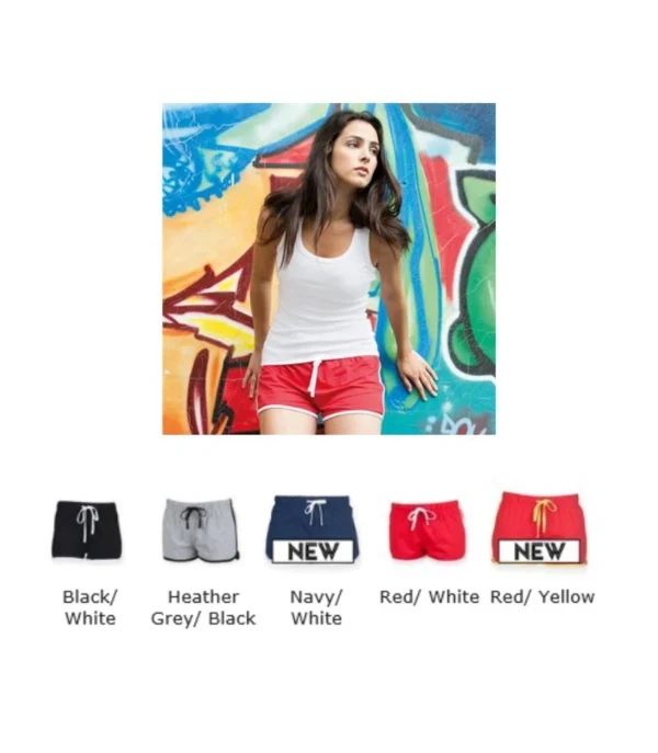 Skinnifit SK69 Ladies Retro Shorts